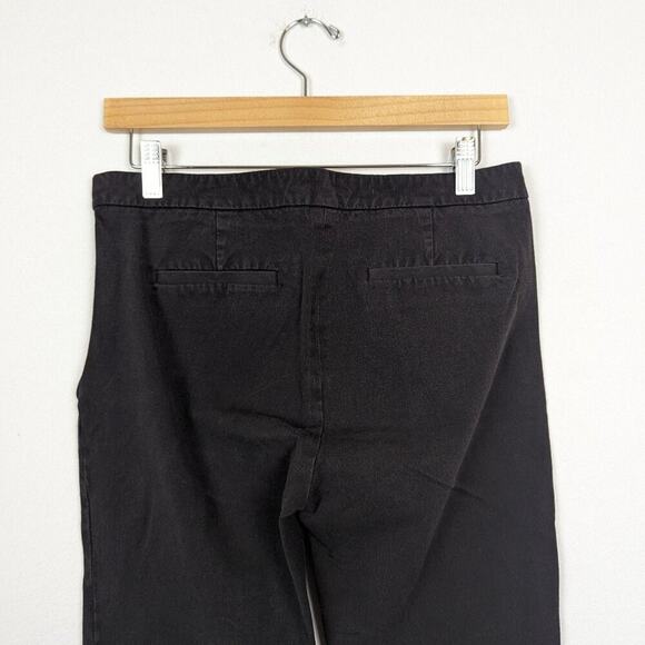 J. Crew Martie Black Bi-Stretch Cotton Pants Size 6 - Picture 4 of 7